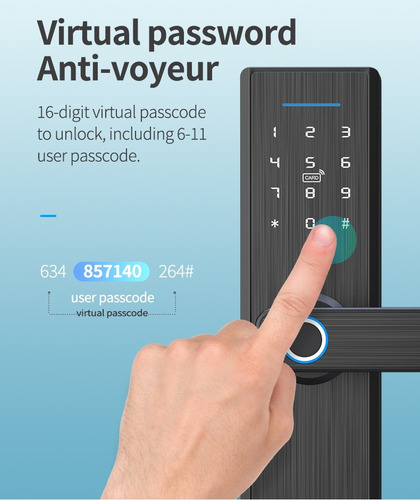 Cerradura Inteligente Chapa Smart X7 Wifi Tuya Smartlife