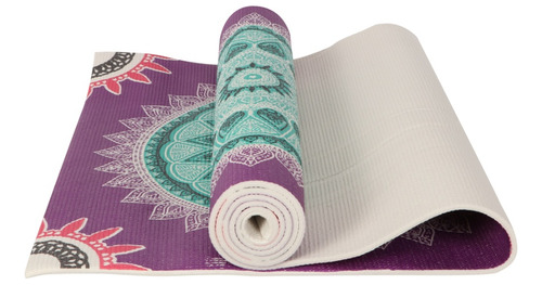 Colchoneta Yogamat 6mm Estampada Con Bolso-mándala-pilates