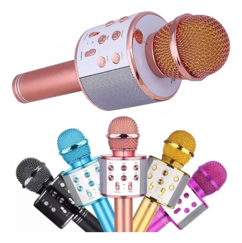 Microfone youtuber Sem Fio Bluetooth Karaoke