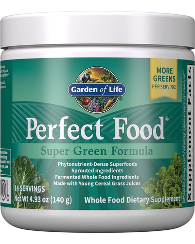 Complemento Vegetal De Alimentos Enteros Garden Of Life 140g