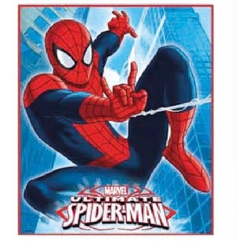 Mantel Plástico Descartable De Spiderman Hombre Araña