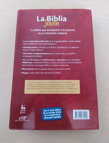Libro La Biblia Joven Catolica - Pasta Flexible Plastico
