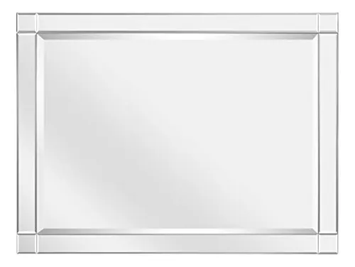 Espejo Rectangular Moderno 30 X40 Con Marco De Madera - Lis
