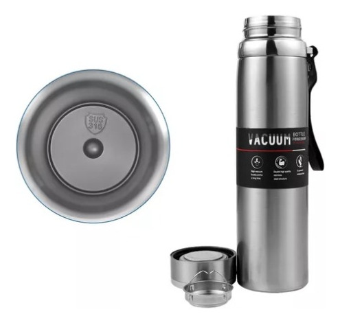 Termo Vacuum Acero Inoxidable 1 Lts Para Café Te Jugos