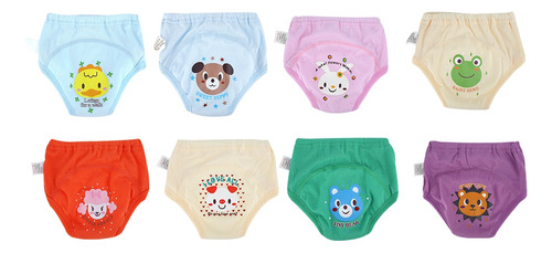 Pañales Impermeables De Tela Para Bebés Bloomers, 8 Unidades