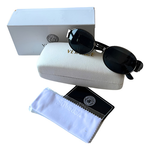 Lentes De Sol Luxanova Estilo Italiano Premium Con Estuche Ocean Negro Negro Negro