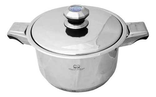 Batería De Cocina Acero Inoxidable Quirúrgico 18/10 9 Capas Color Acero Rs1900