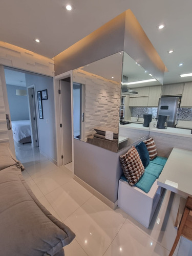 Lindo Apto 70m² No Quartier Residence Jaguaré, 100% Mobiliado, Vista Usp 16º Andar, 2 Vagas
