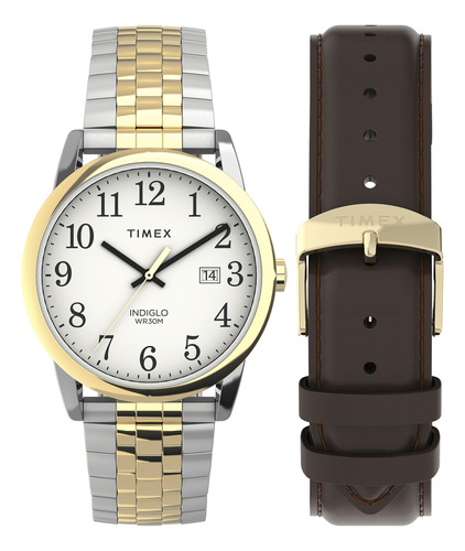 Reloj Timex Easy Reader Classic 38mm Para Hombre Bicolor