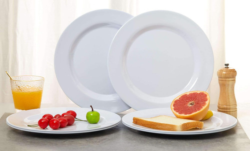 6pcs Melamina Placas De Jantar - Placas De Melamina De 10,75