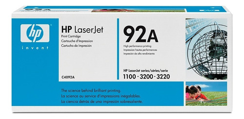 Toner Hp 92a C4092a Original En Caja Blanca