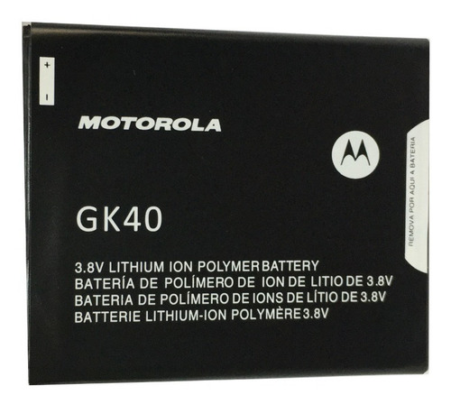 Imagen 1 de 8 de B.atería Motorola Moto G4 Play / G5 Gk40 Original 100%