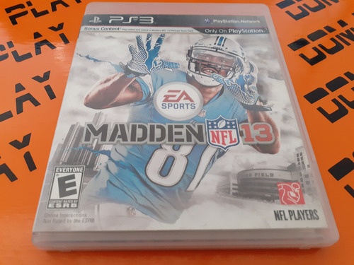 Madden Nfl 13 Ps3 (caja Con Detalles) Físico Envíos Dom Play (Usado)