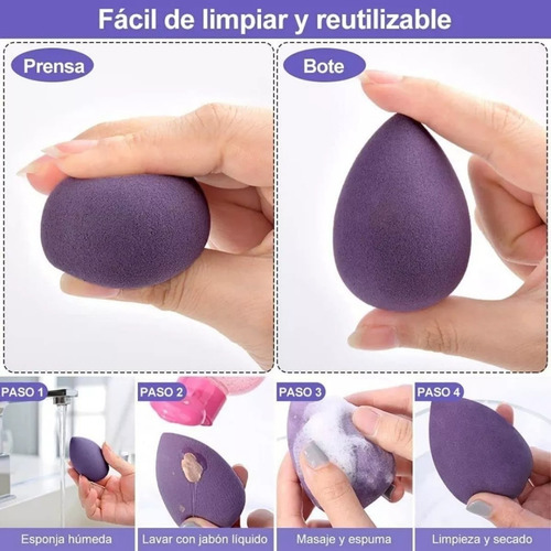 Cuidado Facial Esponjas Maquillaje Base Aplicador Maquillaje