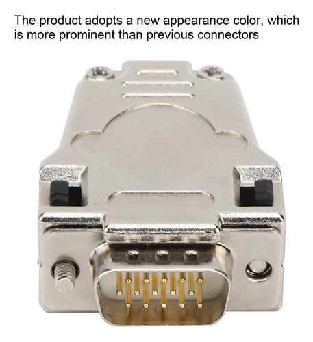 Conector En Serie D-sub Ignífugo, 15 Pines, Carcasa Metálica