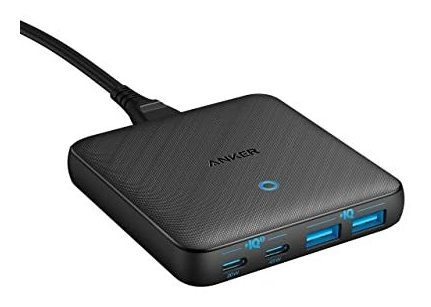 Cargador Portátil Anker 543 Piq 3.0 Dos Puertos Usb-c Y