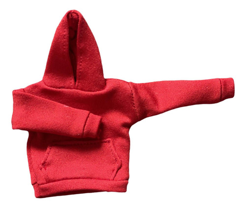 Sudadera Con Capucha De Tela En Miniatura A Escala 1/12 Para