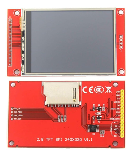 Fainwan Ili Spi Tft Lcd Pantalla Panel Touch Módulo 240x320