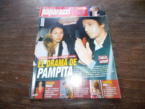 Revista Paparazzi 565 Pampita Vicuña Barbieri Rial 7/9/12