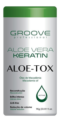 Máscaral Aloe Vera Keratin Aloe-tox - Groove 1kg