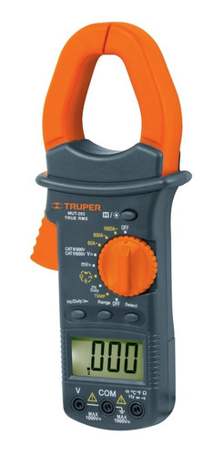 Pinza Amperimetrica Multimetro Tester Digital Truper Mut202 