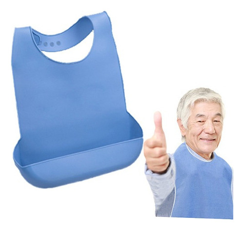 U Babero Impermeable De Silicona Antiaceite For Adultos