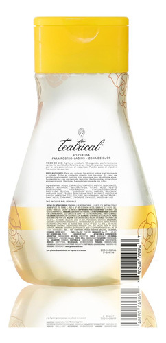 Teatrical Agua Micelar Suavizante 600 Ml - mL a $11