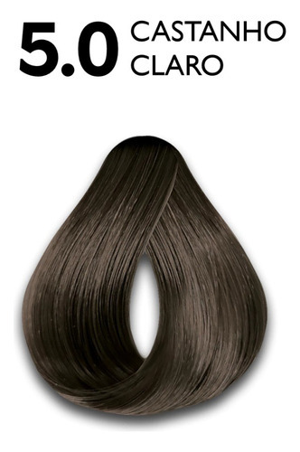  Tintura Para Cabelo Coloração Capilar Tinta Brazilian Color Tom 5.0 castanho claro