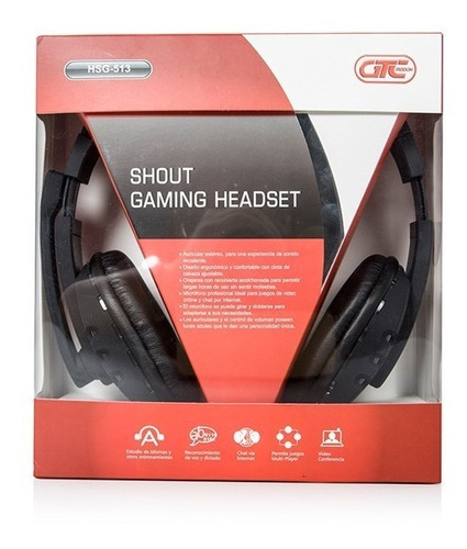 Auricular Gaming Shout Con Microf. Gtc Hsg-513