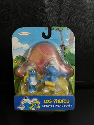 Pitufos Jakks Pacific Figuras Pitufina Poeta (Usado)