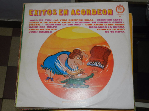 Vinilo 2260 - Exitos En Acordeon - Fernando Abel  Microfon 