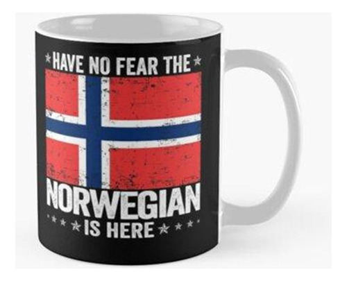 Taza No Tengas Miedo, El Noruego Está Aquí Diseño De La Band