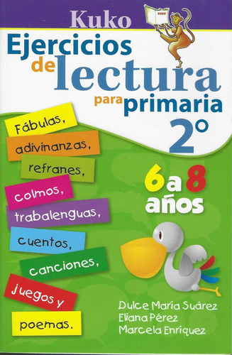 Ejercicios De Lectura Para Primaria 2° - De 6 A 8 Años (Usado)
