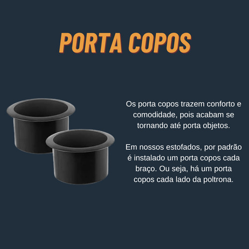 Poltrona Do Papai Reclinável Em Suede Azul E Reclinação Manual Damie Poltronas
