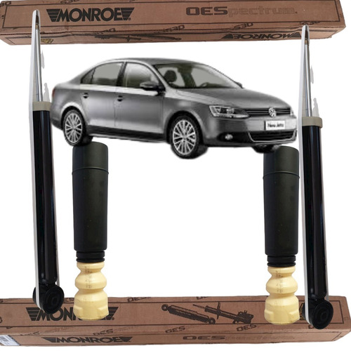 Amortecedores Traseiros Monroe Vw Jetta Confortline + Kit 