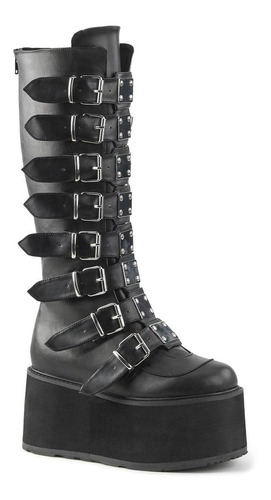 Botas Plataforma Hebillas Damned-318 Demonia Gotica Harajuku