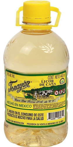 Licor De Caña Tonayan Amarillo Pet 440