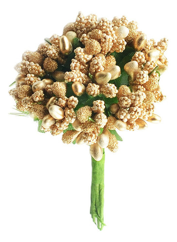 Manojo De Flores Artificiales, Ramo De Novia, 6 Cabezas,