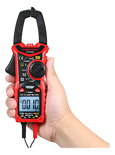 Medidor De Braçadeira Digital Habotest Ac/dc Para Medição De