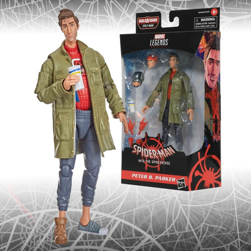 Peter B Parker Marvel Legends Spiderman Into The Spiderverse