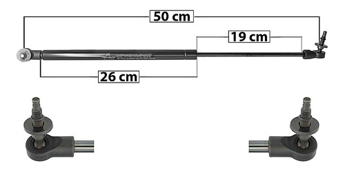 1_ Amortiguador 5a Puerta Gca Jeep G Cherokee 05 - 07