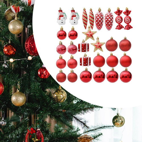 29 Piezas De Adornos Colgantes De Navidad, Bolas Decorativas