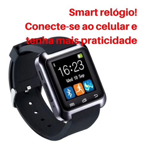 Smartwatch Relógio Bluetooth Smart Watch U80 Para Android