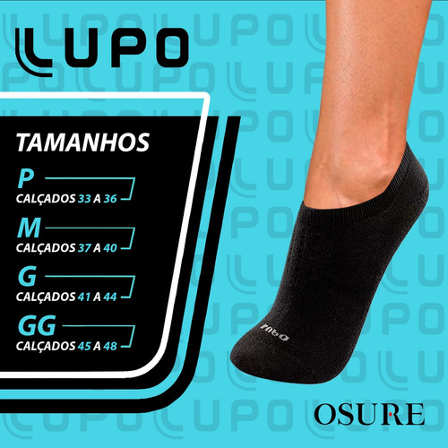 Kit 10 Pares Meias Lupo Masculina Soquete Atacado Original