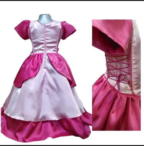 Disfraz Princesa Peach Niña
