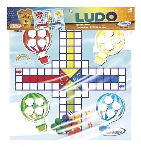 JOGO LUDO XALINGO TRIDIMENSIONAL