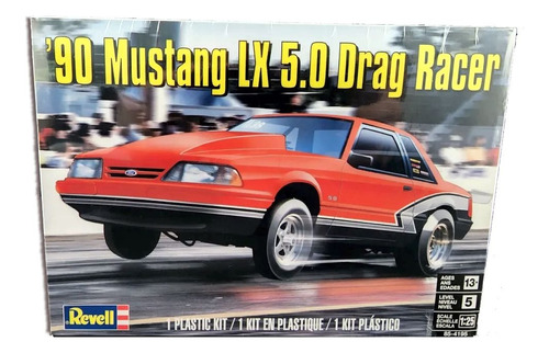 ´90 Mustang Lx 5.0 Drag Racer Escala 1:25 Revell 854195
