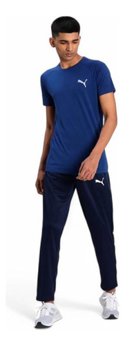 Pantalón Deportivo Hombre Puma Active Tricot Azul Marino