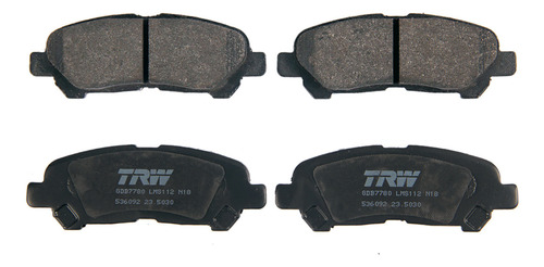 Balatas Traseras Toyota Highlander Base 2008 - 2009