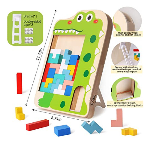 Juego De Bloques De Construcción Multifuncional Con Patrones